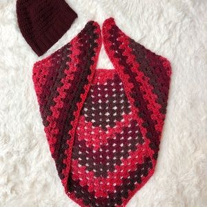 SCARF & BEANIE CROCHET SET